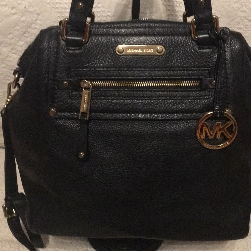 Michael Kors black Leather handbag/crossbody